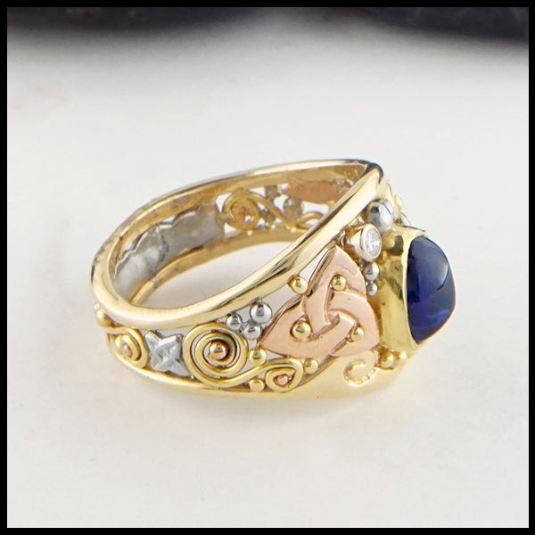 trinity knot ring 