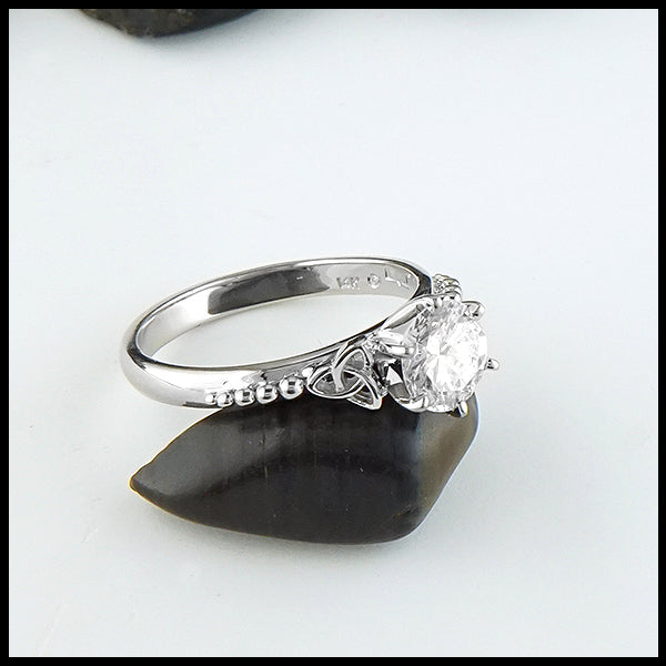 Celtic Trinity knot cathedral ring