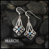birthstone earrings