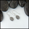 Celtic owl earrings