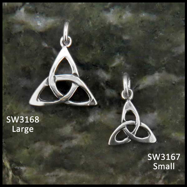 Trinity Knot pendant in Sterling Silver