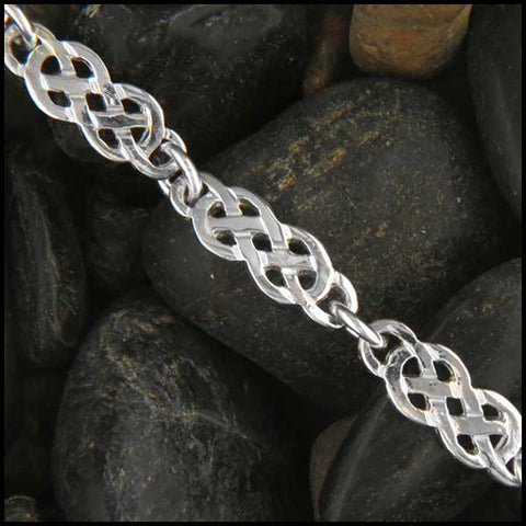 Sterling Silver Josephine Knot Link Bracelet