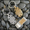 Men's St. Andrew Celtic Knot Gift Set with Key Chain and Money Clip in Sterling Silver or Bronze
