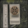 Medallion Celtic Cross Men's Jewelry Set in Sterling Silver and Bronze.