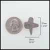 27mm 1 1/16"length 20m 13/16" width