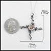 brigid cross 40mm 1 37/64" length 35mm 1 11/32" width 