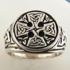 Celtic Cross Sterling Silver Ring