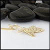 reindeer pendant side view