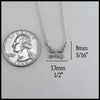 length 8mm 5/16" width 13mm 1/2"