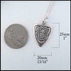 size 20mm 13/16" width 25mm 1" height
