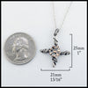 small brigid cross 25mm 1" length 21mm 13/16" width 