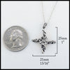 small 25mm 1" length 21mm 13/16" width