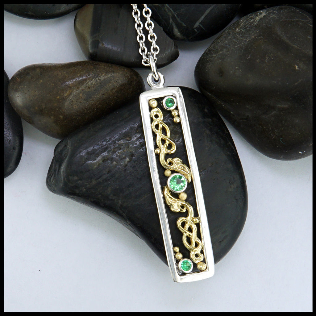 tsavorite pendant