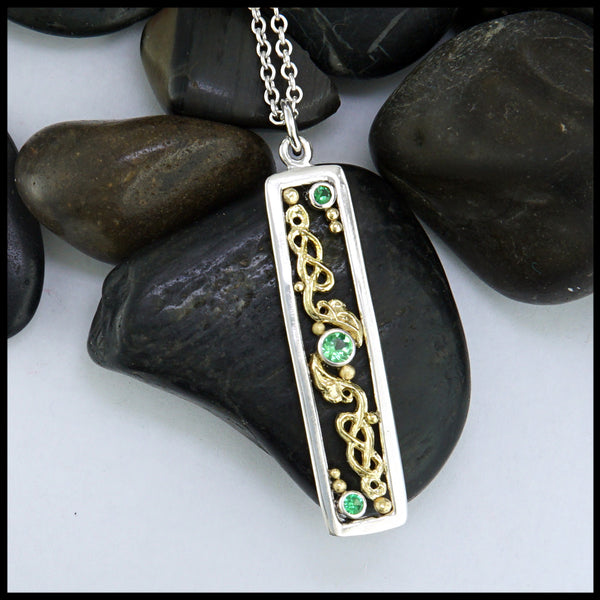 tsavorite pendant