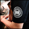 T-shirt logo white on black